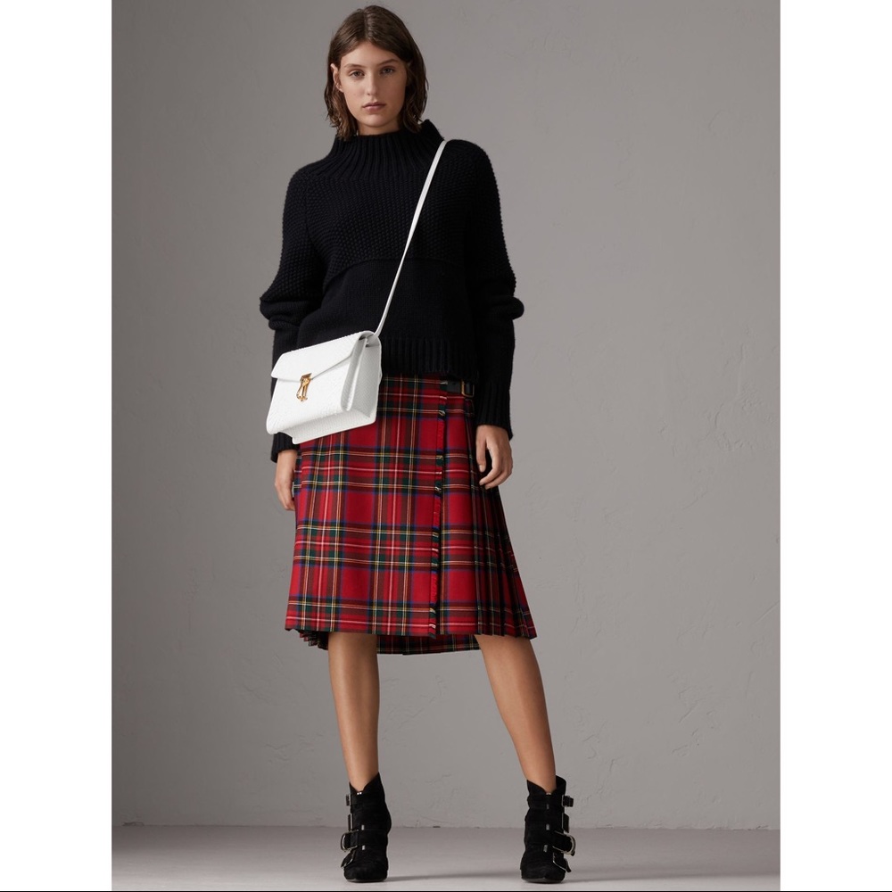 New! Burberry Small Python Cross Body Bag! - Picture 2 of 8